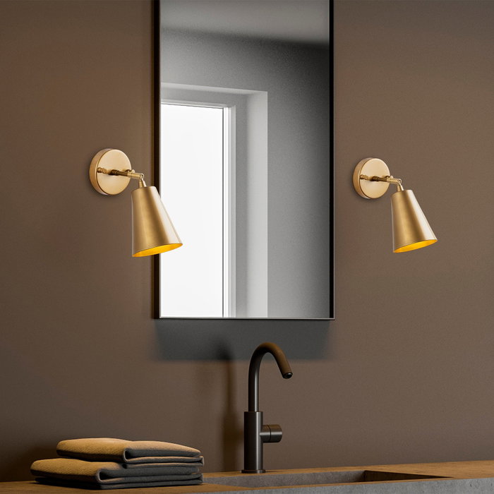 Opviq Lámpara de pared Evander - 13190 Dorada